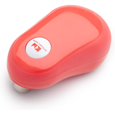 One-Touch Electric Can Opener: Auto Stop, Smooth Edge, Battery Operated