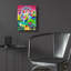  «The Plum Tree» par Koday, art mural en verre acrylique, 12 po x 16 po