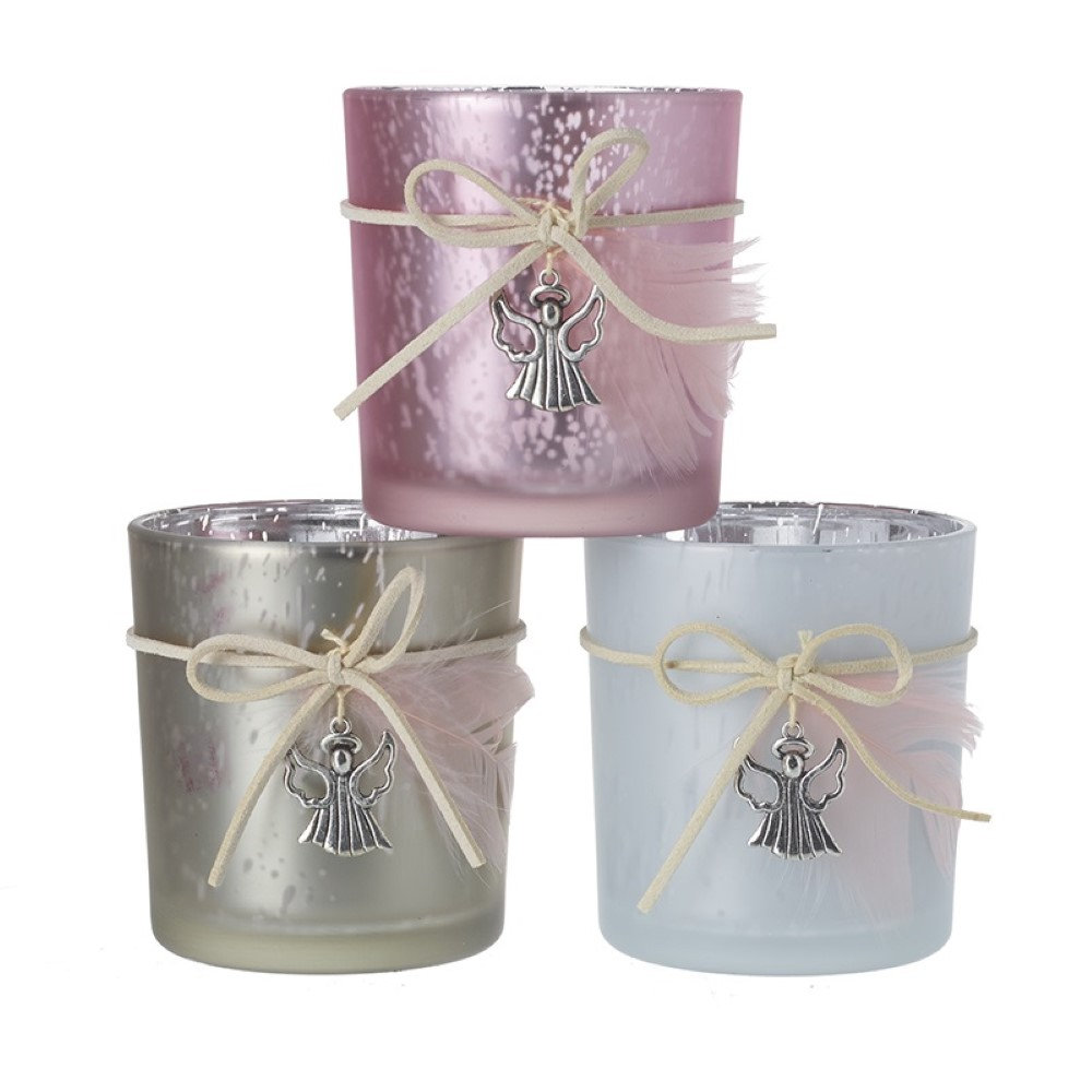 Glass Tabletop Tealight Holder
