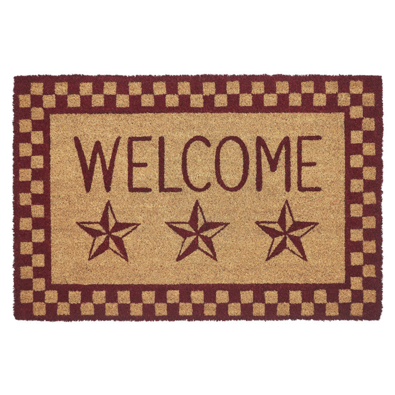 Tapis de bienvenue bourgogne, L 20 po x L 30 po