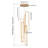 Savea 5-Light High-Ceiling Dimmable Cluster Pendant-1863845626