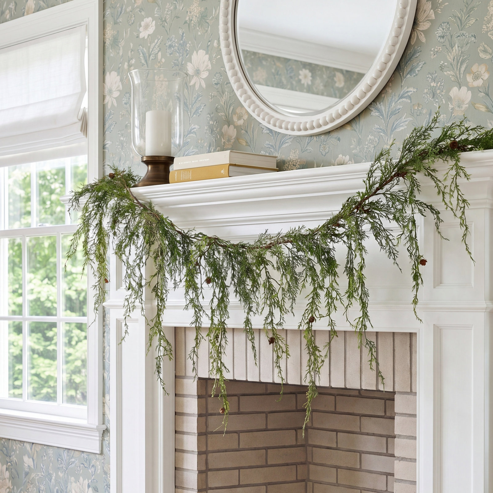 48'' in. Faux Cedar Garland