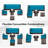 8-Piece Outdoor Patio Furniture Sectional Set-161221891