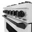 ZLINE 36" Classic Dual Fuel Stainless Steel Range w/ 6 Brass Burners & Convection Oven-960993699