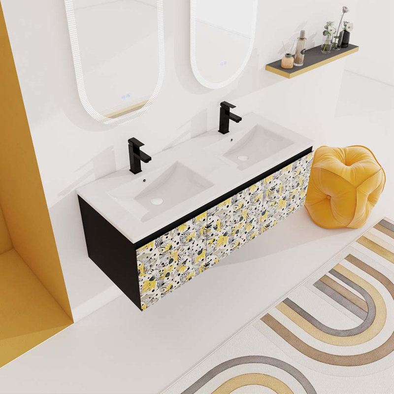 Meuble-lavabo avec plateau Annelyse