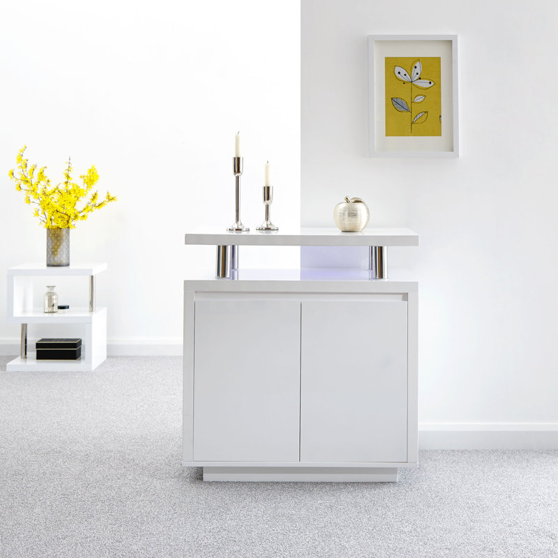 Buck Hill 2 - Door Standard Accent Cabinet, White
