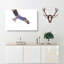Flying Eagle Painting - Wrapped Canvas-56655180