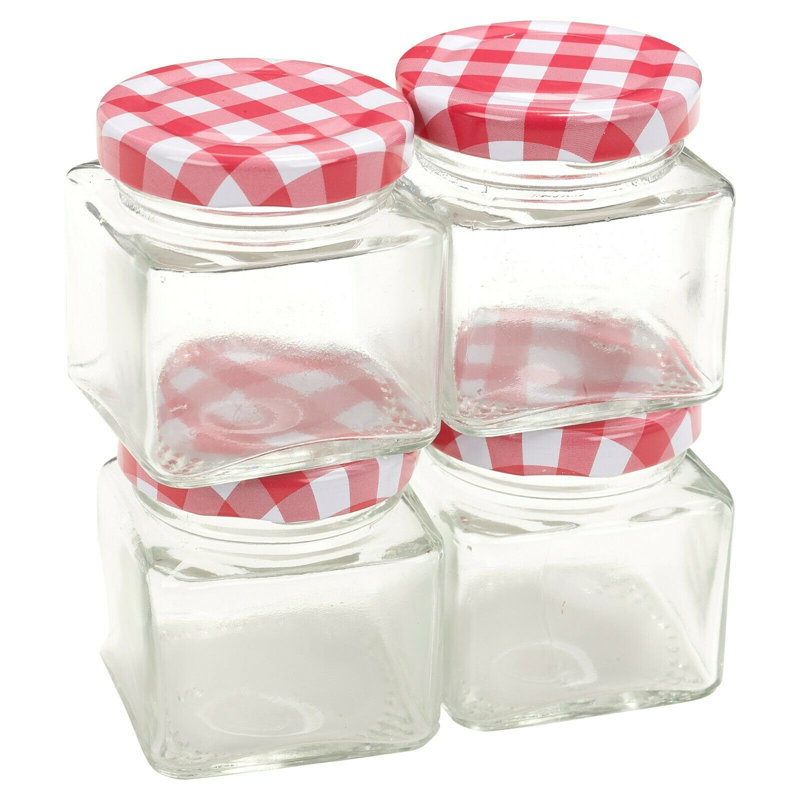 Glass Jar - Set of 4