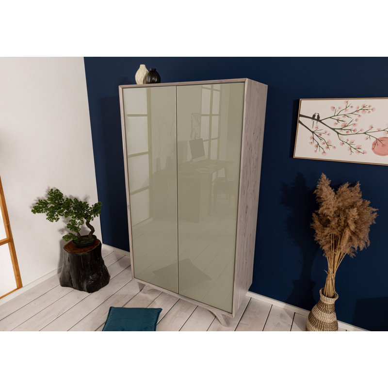 Tromso 2 Door Solid Wood Wardrobe