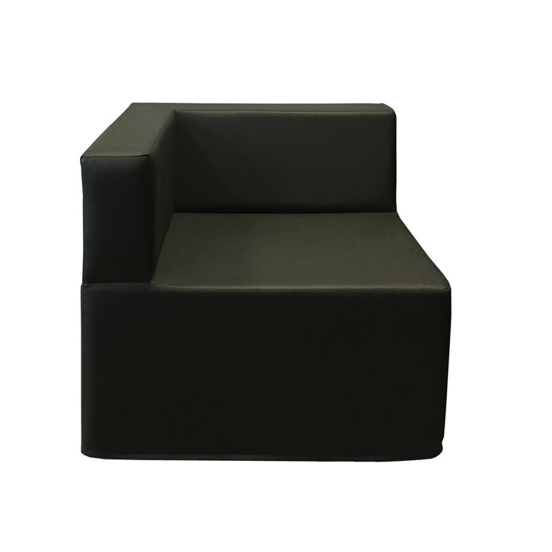 Amleto Slipper Chair, Black