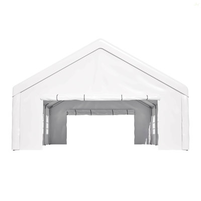 20X32 FT Party Tent With 3 Storage Bags & Removable Sidewalls, Outdoor Canopy Gazebo For Carport Camping Garden Wedding BBQ Commercial