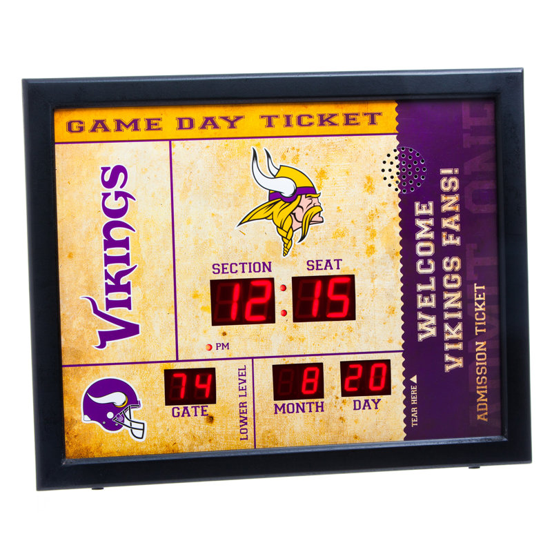 Horloge murale NFL, Vikings du Minnesota