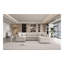 Canapé-lit modulaire surdimensionné en U de 117,3 po avec deux coussins décoratifs pour le salon-2064305331