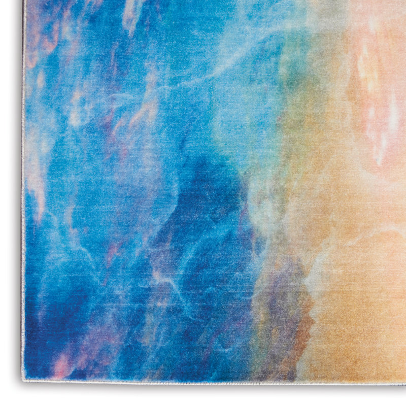 Edite Abstract Indoor Rug, Rectangle 5'3" x 7'3"