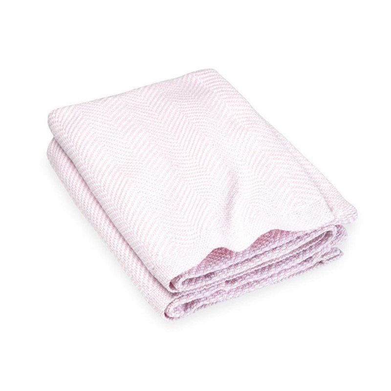 Penobscot Cotton Baby Blanket, Pink
