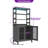 Swapan 66.9''tall  Modern Wine Cabinet Bar Cabinet with Wine Glasses Rack and Led Strip-482050456