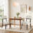 Mid-Century Upholstered Solid Wood Side Chair  Set of 2-1194623119
