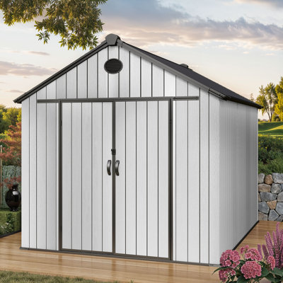 Remise de rangement extérieure 8 x 10 pi avec plancher