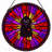 12"H Vampire Radiance Stained Glass Window Panel
