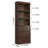 70 Inches Bookcase with Drawers, Tall Bookshelf Farmhouse Bookcases Wooden Deep Bookshelves Storage Cabinet Organizer for Living Room, Study, Kitchen, Home Office