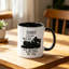 1pc with Funny Cat PrintUnique Gift Giving Unisex Beautiful Ceramic Coffee Cup Vibrant Tones Vintage Print Mug.