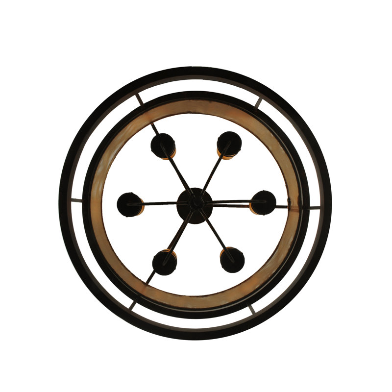 6 - Light Semi Flush Mount