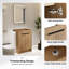 24" Bathroom Vanity Base with Soft-Close Storage-2119921469