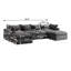 Canapé modulaire surdimensionné avec 2 repose-pieds Cloud Couch-909725489-909725500