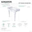 Lavabo console en laiton 32 pouces Kingston-12624767