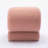 S-shape Teddy Fabric Ottoman Makeup Stool Footstool,Pink