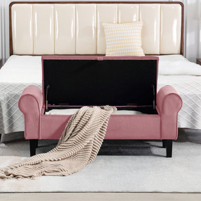 Banc de rangement rembourré Jillia