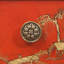 Commode classique rouge