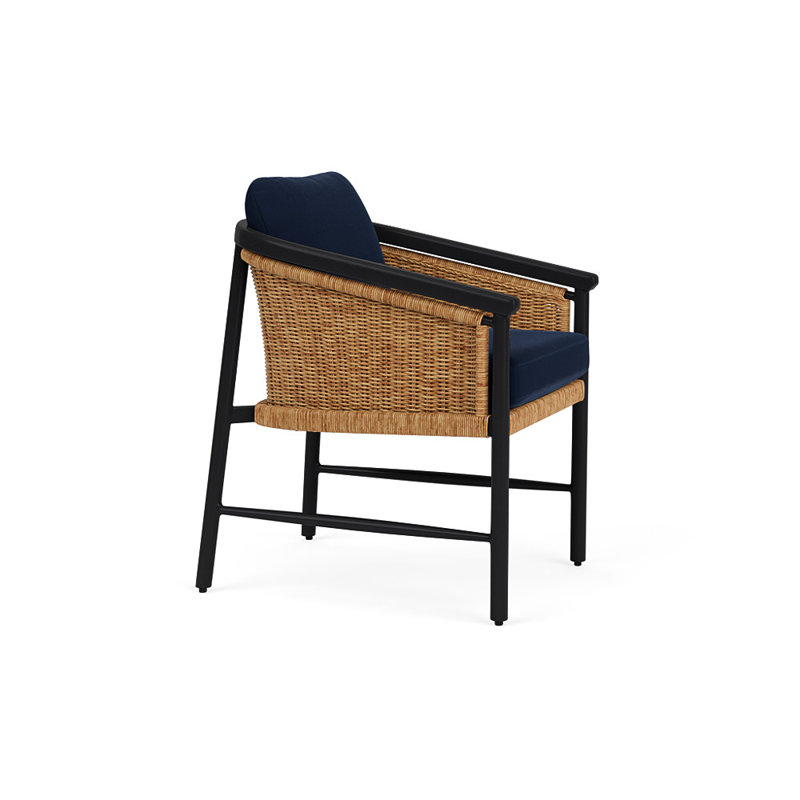 Galloway Outdoor Dining Armchair, Decorline Navy