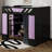 Full Size Wood Loft Bed With Built-In Workstation, Smart Storage, RGB Lighting & Blackout Curtains-56504310