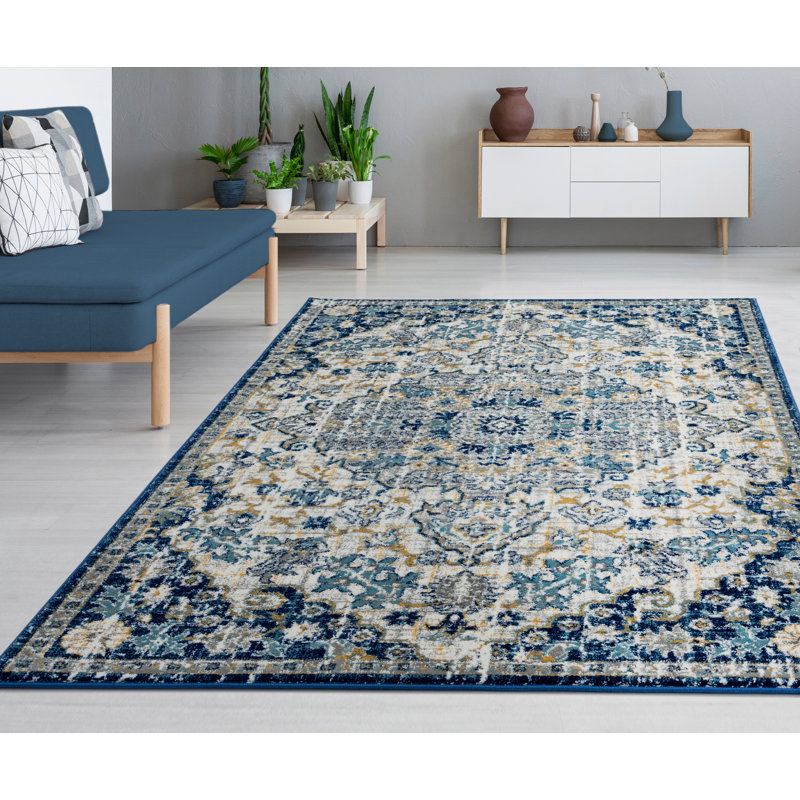 Tapis bleu Yerington, Rectangle 8 pi x 10 pi