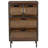 Lorudes 4 Drawer Storage Drawer