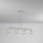 Washington Mews 4 - Light Kitchen Island Linear Pendant-522597197