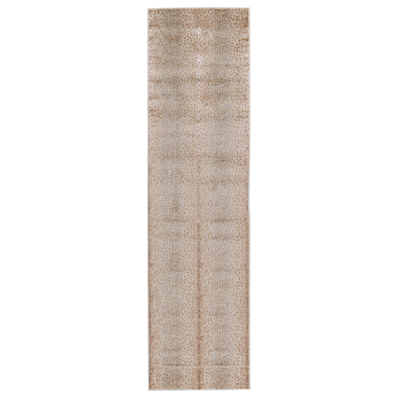 Tapis brun clair / gris Tomlinson, Tapis de couloir 2 pi 2 po x 8 pi