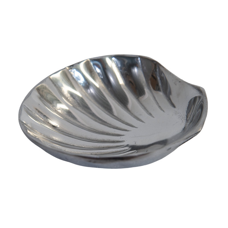 Pewter Sea Shell Trinket Tray