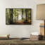 «Green Fall Forest with Sun Rays», reproduction de photo sur toile-2004688795
