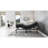 Twin Adjustable Base: Programmable Memory, Body Relaxation, Massage Steel Bed: Head Foot Control, Massage,-148427709