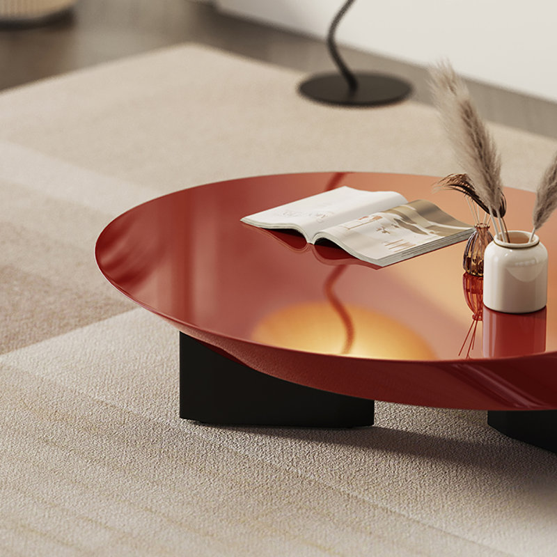 Minimalist personality creative coffee table, Red