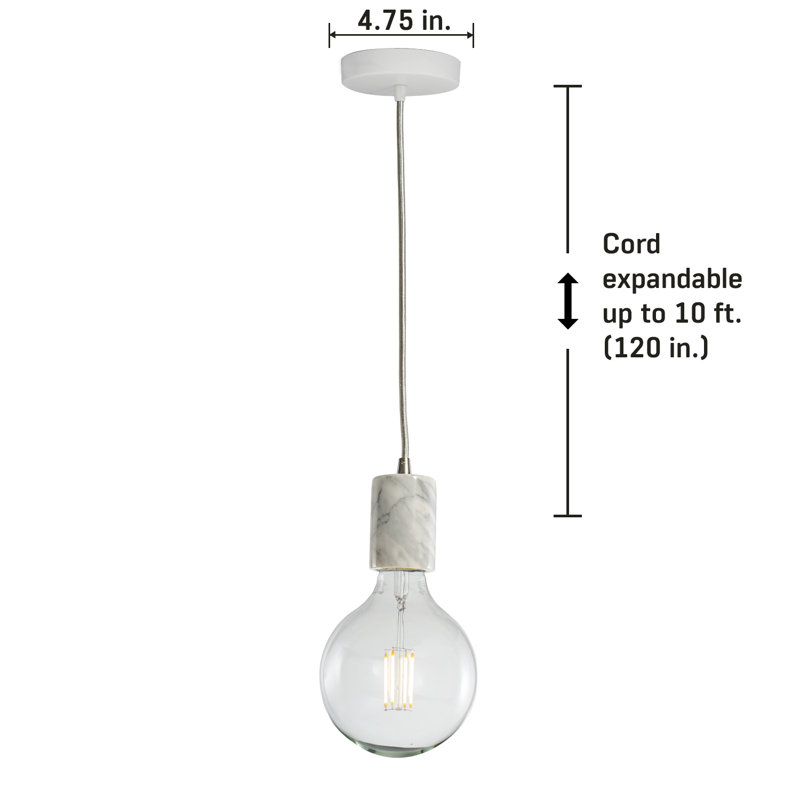 Billings 1 - Light White Single Pendant