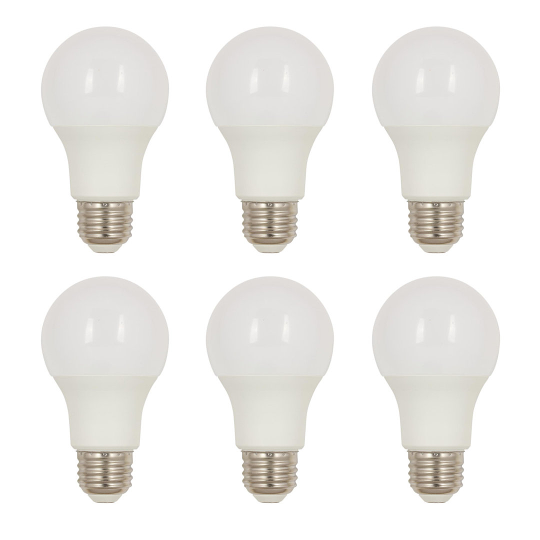 60 Watt Equivalent A19 E26/Medium (Standard) LED Bulb (Set of 6) Westinghouse Lighting