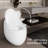 Glossy White Egg Shape Bathroom Toilet - 1.28 Single Flush, Fade- Surface, User- Ceramic In Heat-Insulating,