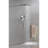 Shower Set System Bathroom Luxury Rain Mixer Shower Combo Set Wall Mounted Rainfall Shower Head Faucet