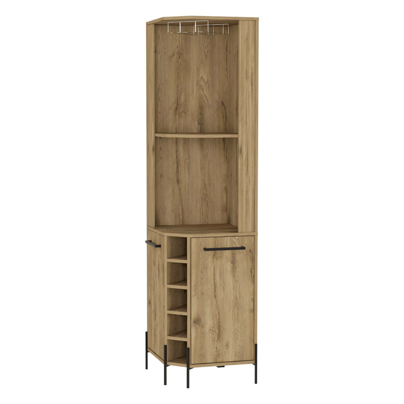 Armoire de bar 5 tablettes Macadamia