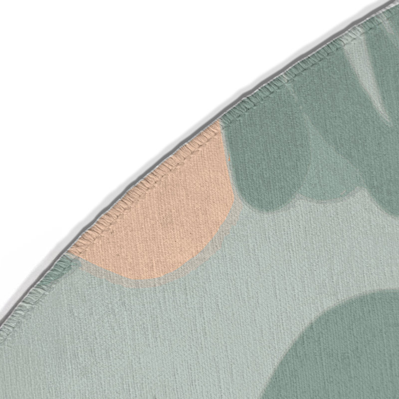 Olive Grove Indoor And Outdoor Area Rug, Round 5'
