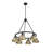 Felda 6 - Light Steel Dimmable Cone Chandelier-99998912-99998917