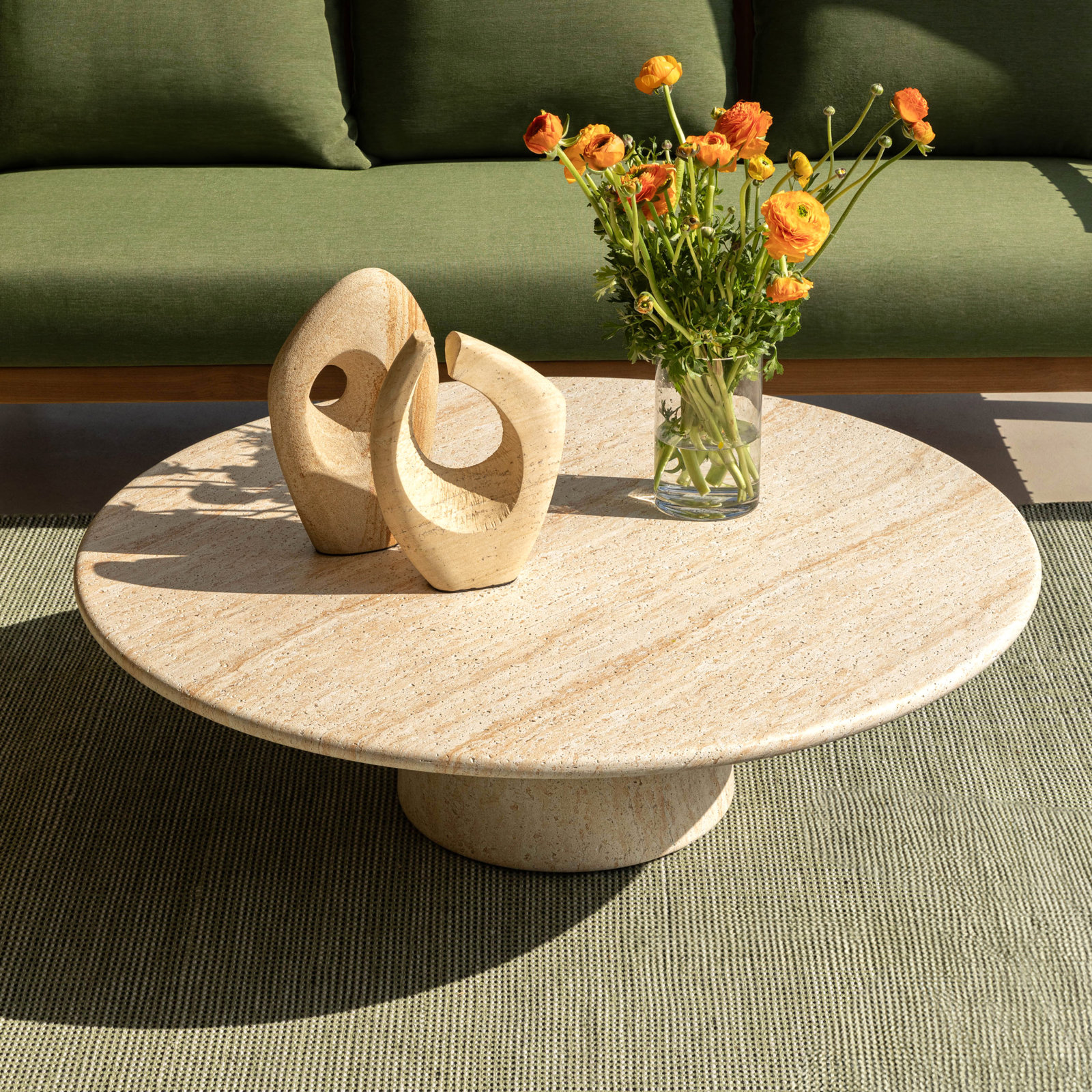 Trebol 43'' Concrete Outdoor Coffee Table